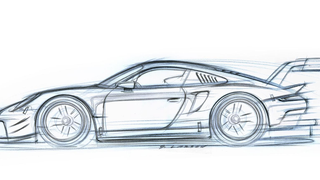 Even The Sketch Of The New Mid-Engine Porsche 911 RSR Race Car Is Awesome